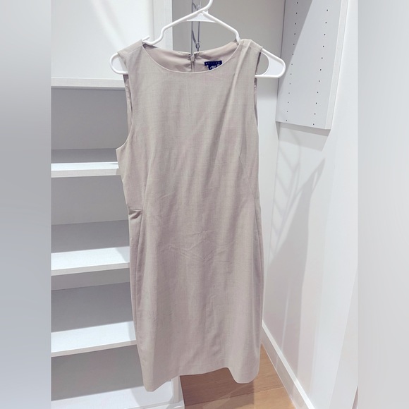 Theory stretch shift dress with stretch - linen-look suiting fabric - Picture 1 of 4